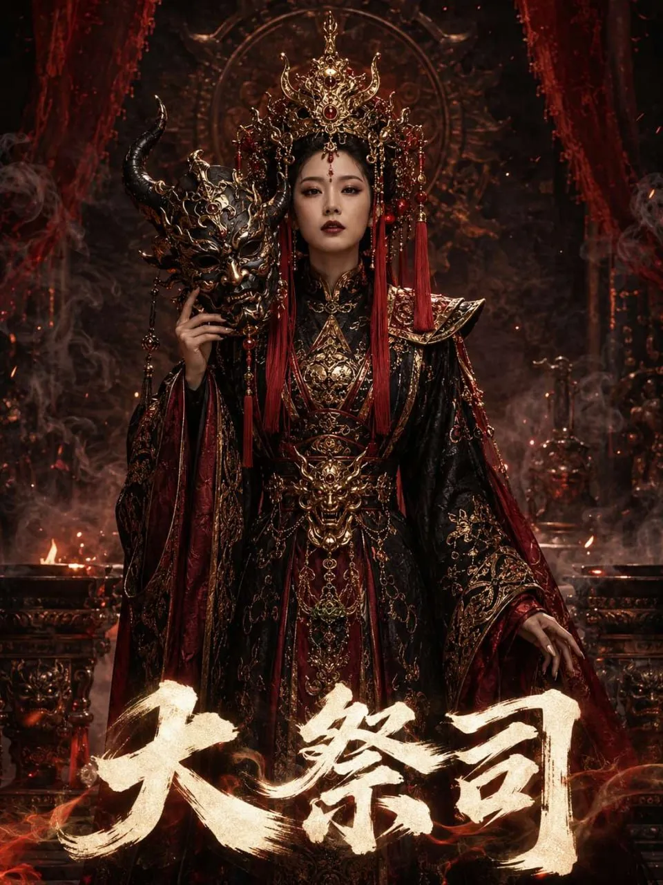 黄豆短剧《大祭司》封面