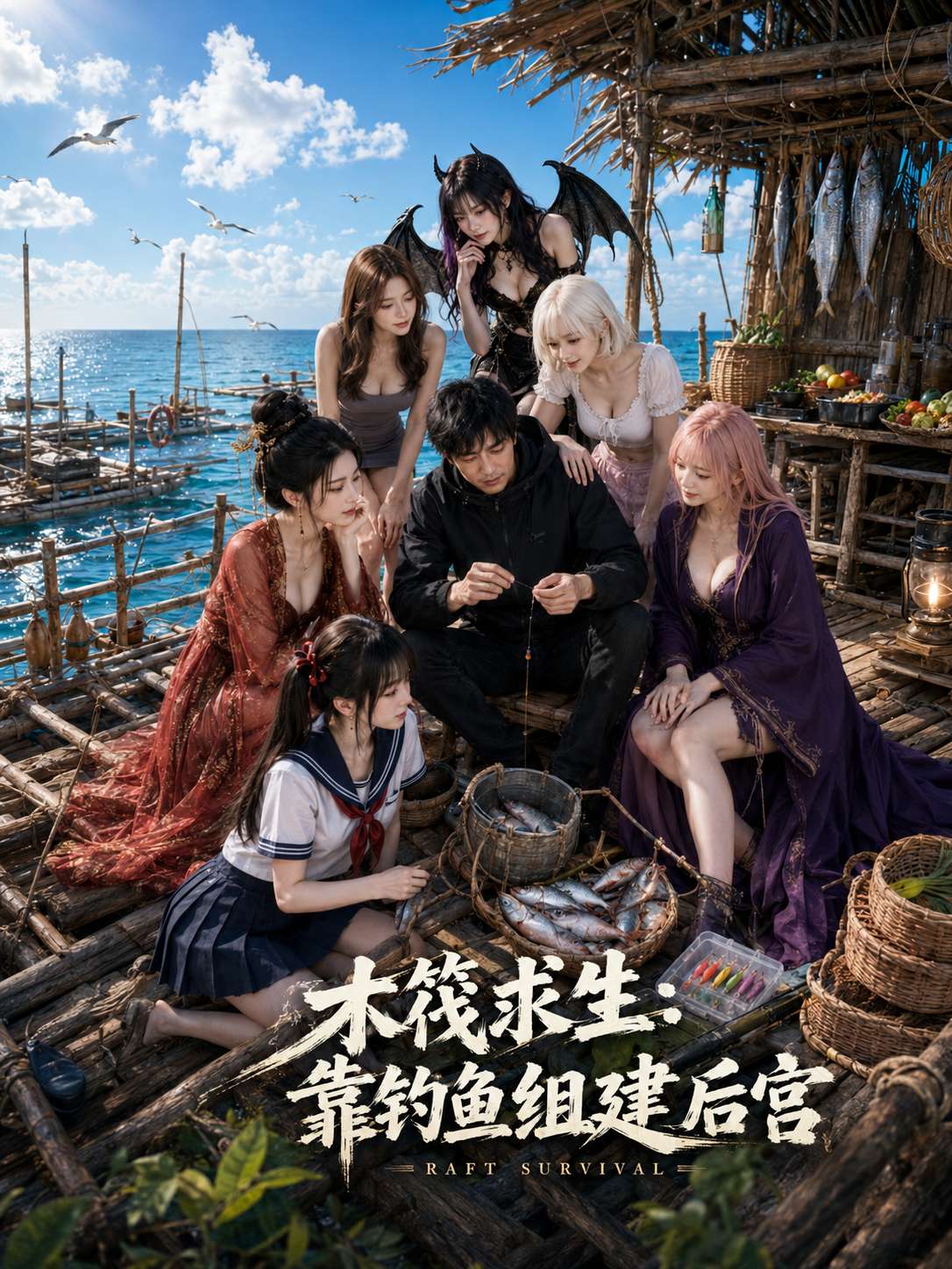 黄豆短剧《未谈亲生：养到姐姐起后宫》竖屏短剧海报